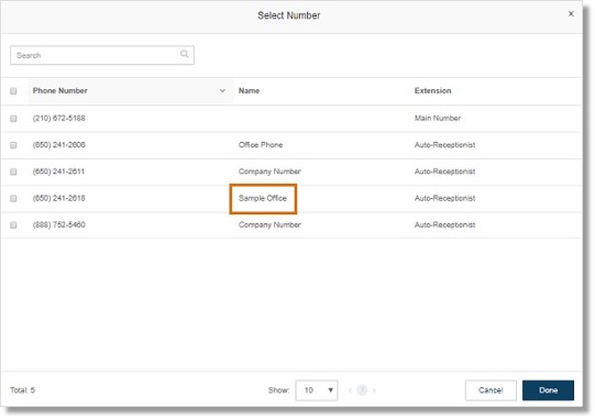Advanced Call Handling Rule: Called Number condition (Auto-Receptionist)