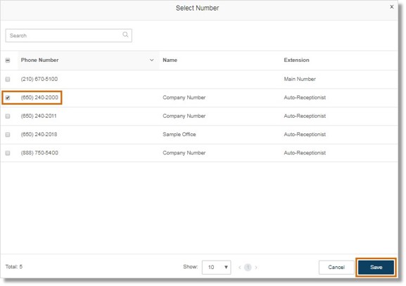 Select the number/s that will handle this custom rule by clicking the checkbox. Click Done, then click Next.