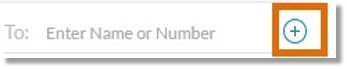 Click the drop-down arrow to choose a device for making an outbound call.