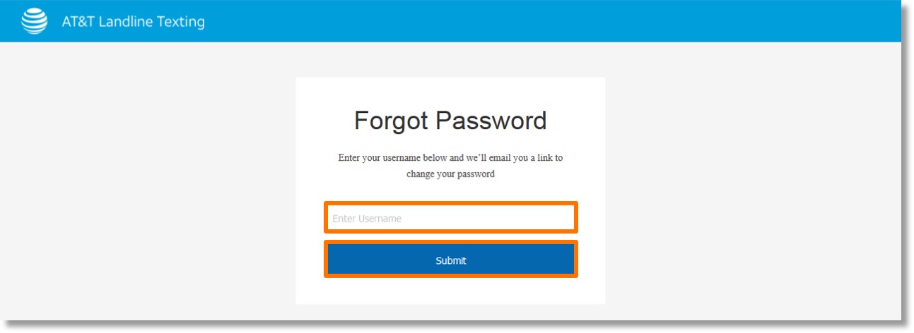At T Landline Coverage Map Resetting Your Password In The At&T Landline Texting Web Application -  Asecare