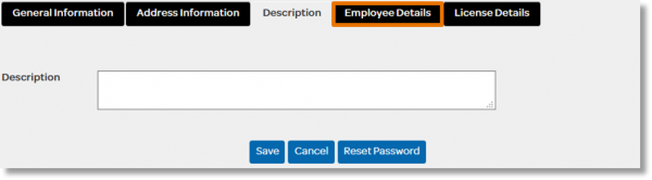 Click Employee Details.