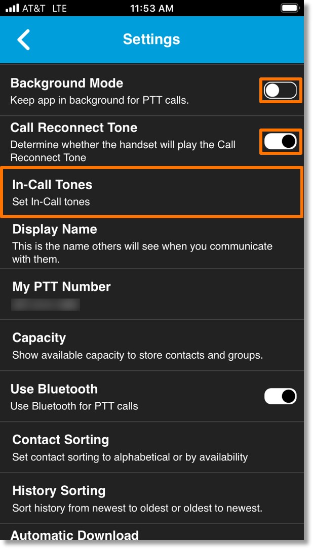 activating location services enhanced push to talk iphone 6