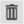 Image of the trash can icon.