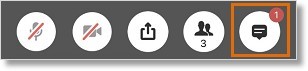 Tap the Chat button located on the bottom-right corner.