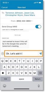 Send Text Messages via AT&T Office@Hand Mobile App #42248 - Asecare