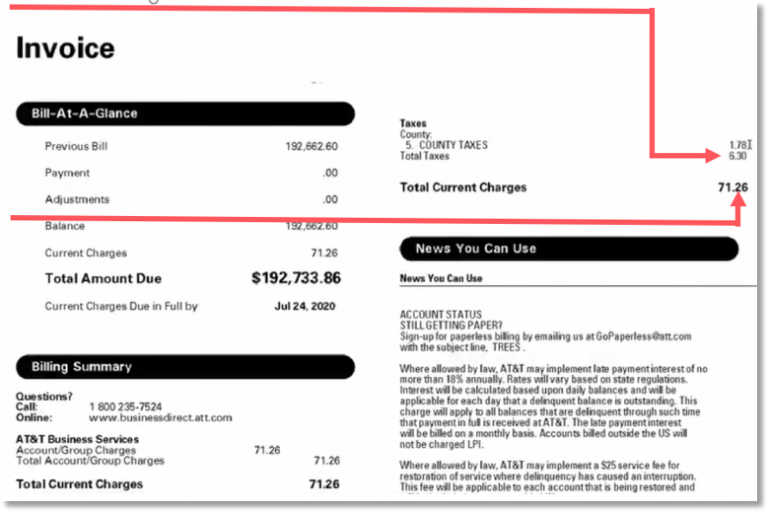 Billing Invoice Overview Example 3 Invoices with Domestic
