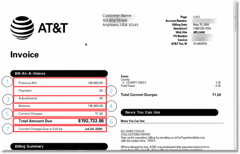 Billing Invoice Overview Example 3 Invoices with Domestic