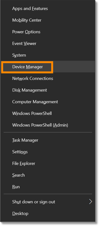 Click Device Manager.