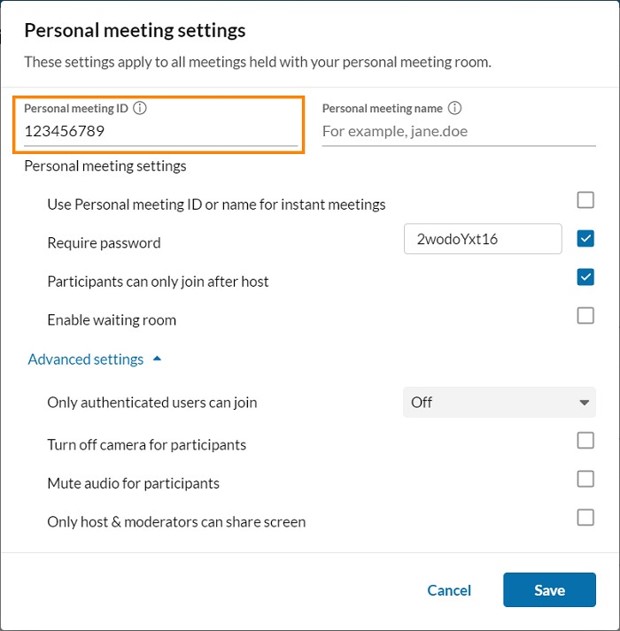 Using your Personal Meeting ID in the AT&T Office@Hand App Desktop and ...