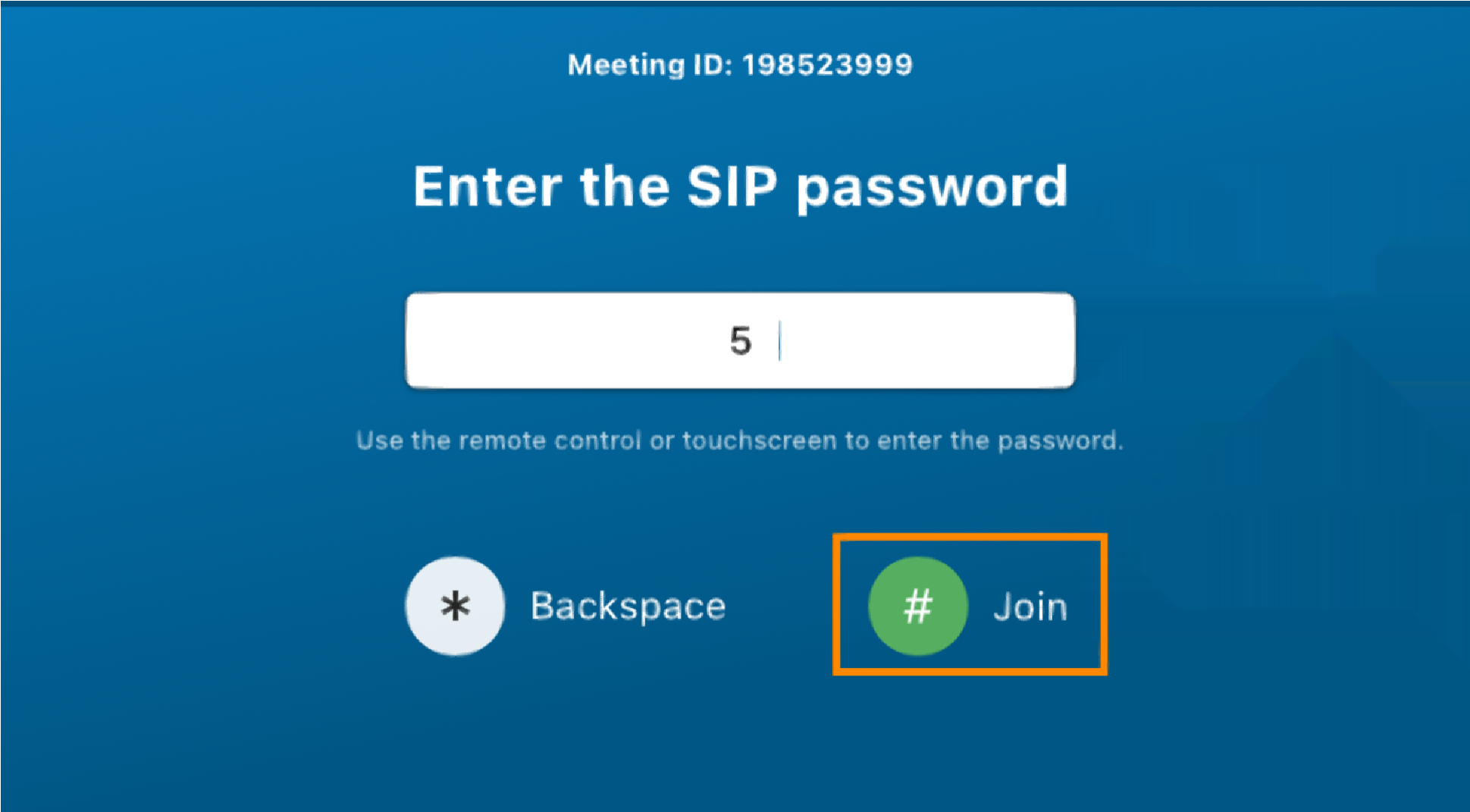 The meeting will automatically time out in 10 minutes if you take no action after dialing @att.rcvsip.biz.