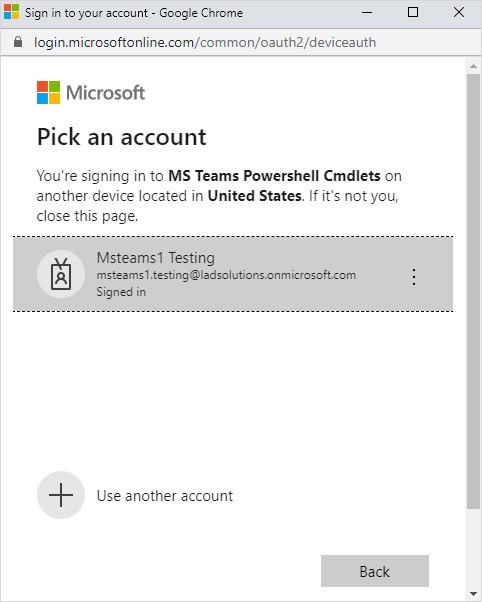 Log in to your Microsoft account.