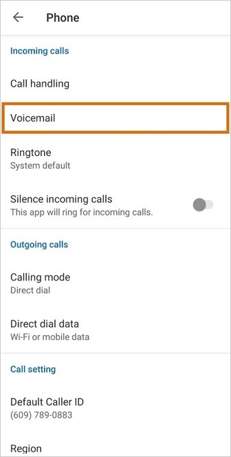 Tap Phone > Voicemail.