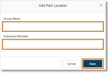 Specify the Group Name and Extension Number, then click Save.