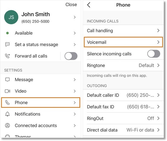 Tap Phone > Voicemail.