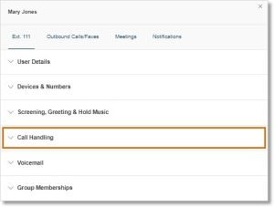 Setting up How Incoming Calls are Handled in the AT&T Office@Hand ...