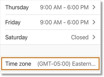 Choose your Time zone.