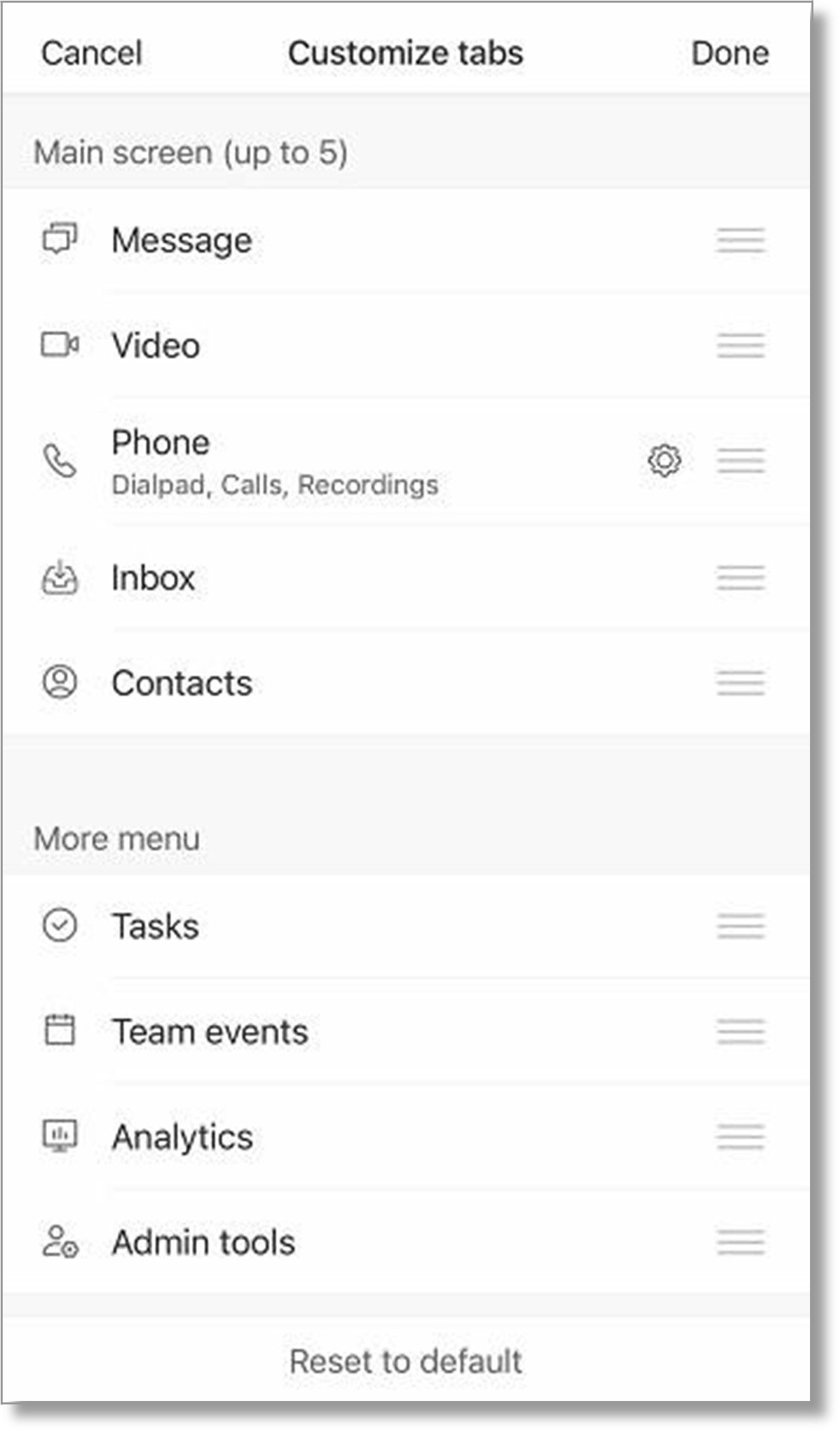 Customize Tabs in the AT&T Office@Hand Mobile #86292 - Asecare