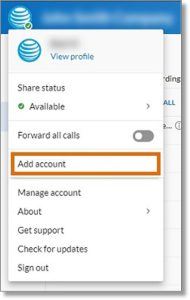 Switching Between Accounts in the AT&T Office@Hand Desktop and Web ...