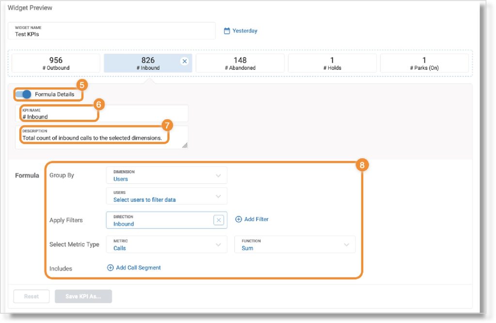 Creating and Managing Business Analytics KPIs Widgets │ AT&T Office ...