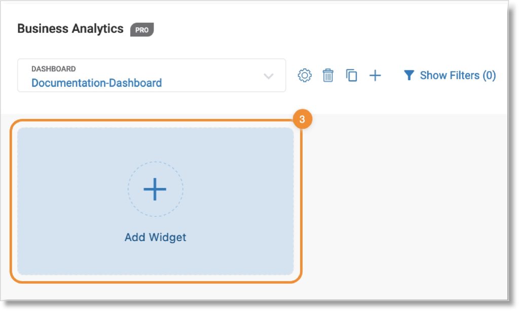 Adding Widgets to a Business Analytics Dashboard | AT&T Office@Hand ...